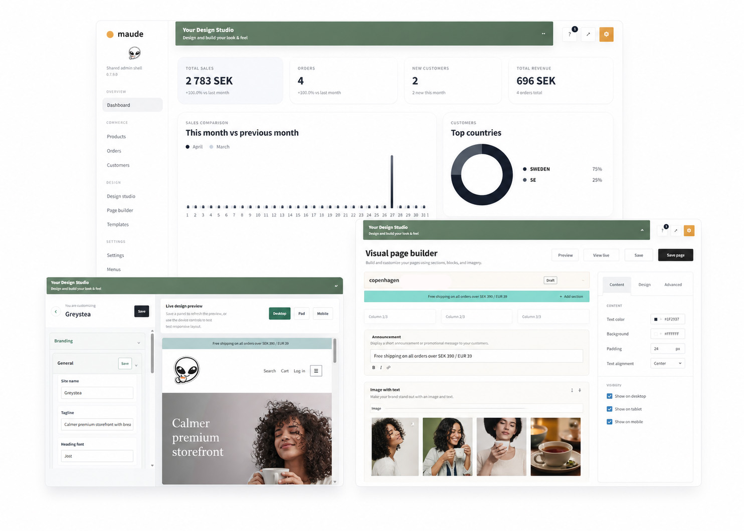 Maude website visual