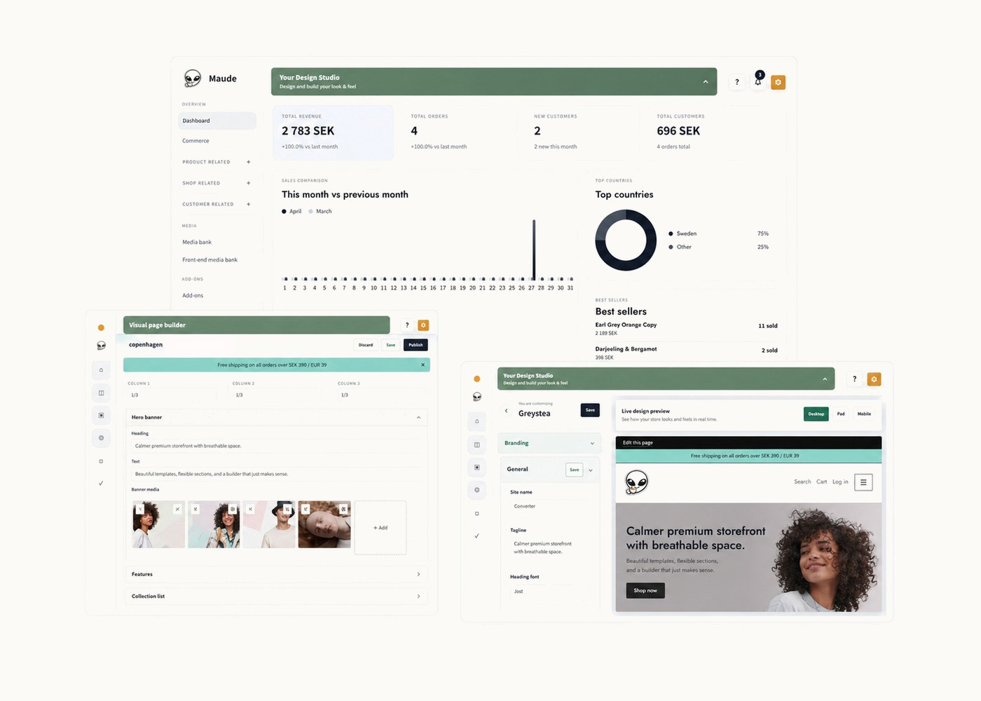 Maude website visual